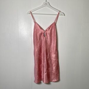 Pink Satin Night Dress